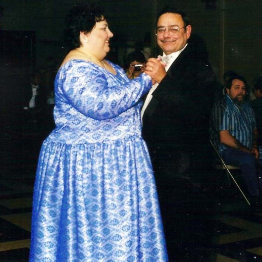 1999 - Dad and I dancing at my wedding